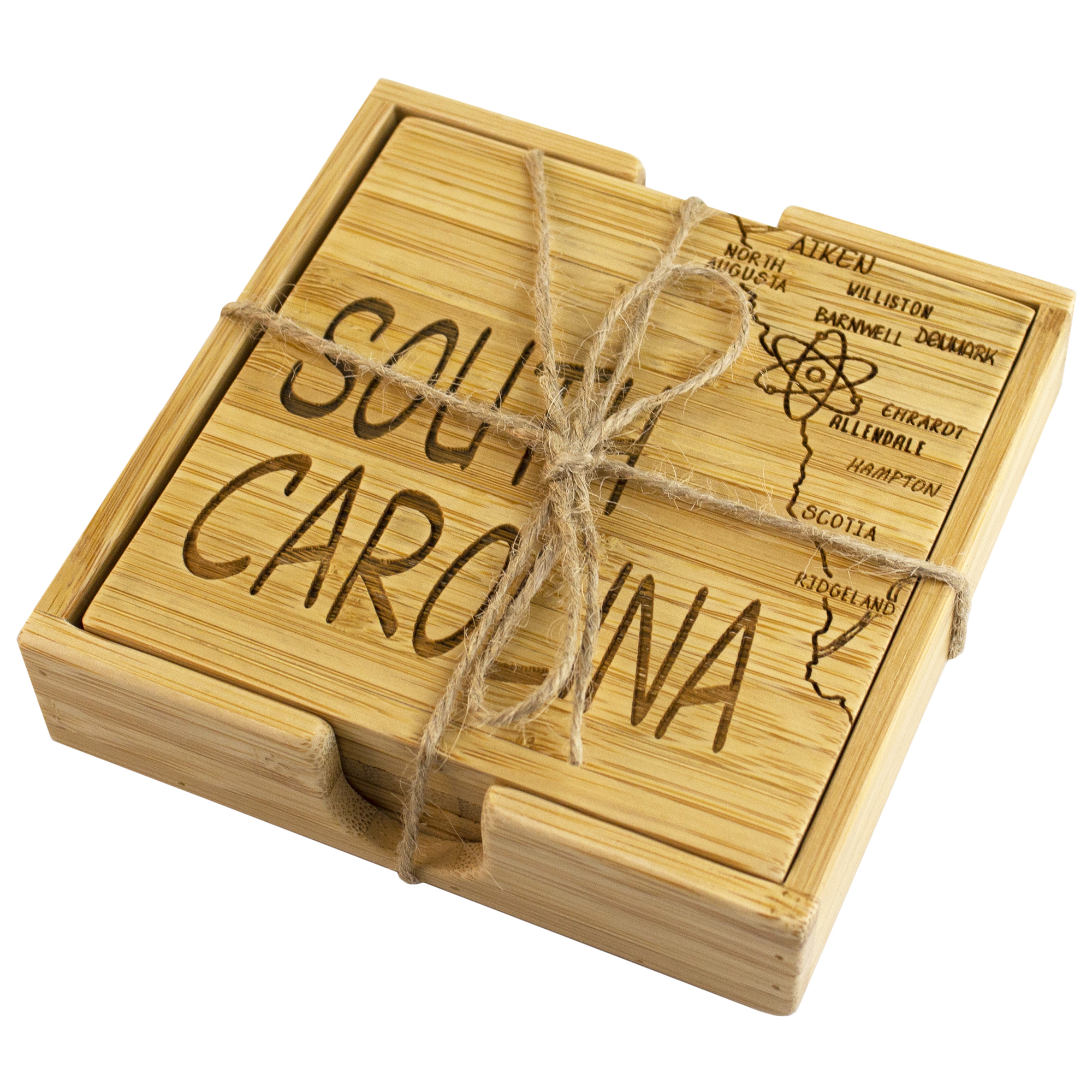 South Carolina Puzzle Coaster Set 1