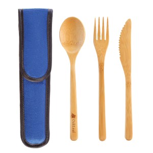 Take-Along Flatware Set w/Blue Travel Case 1 Take-Along Flatware Set w/Blue Travel Case 1
