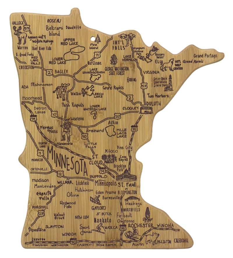 Destination Minnesota Cutting & Serving Board 1 Destination Minnesota Cutting & Serving Board 1