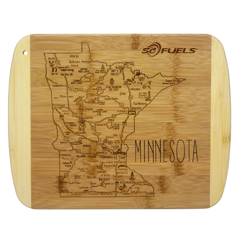A Slice of Life Minnesota Serving & Cutting Board 1 A Slice of Life Minnesota Serving & Cutting Board 1