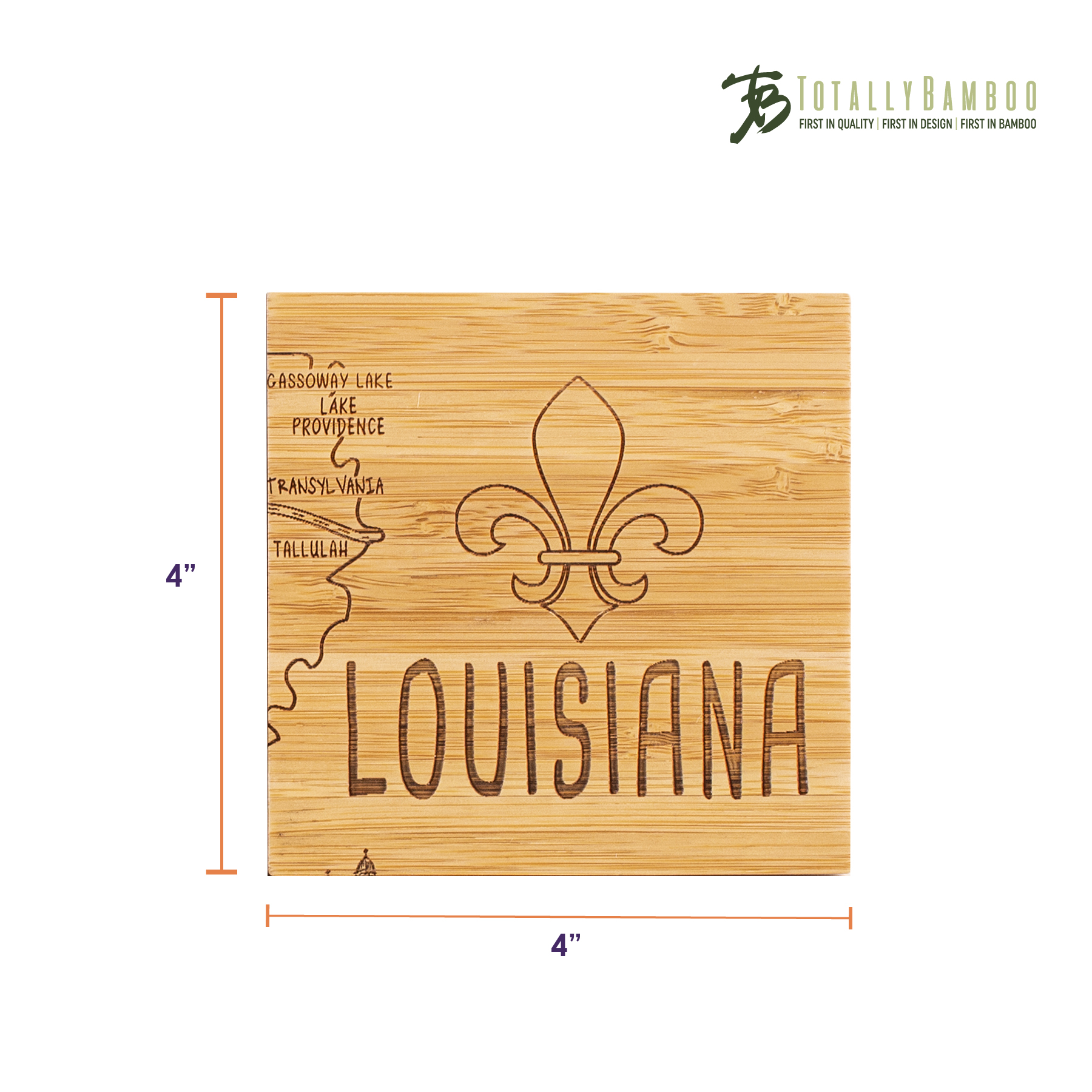 Louisiana Puzzle Coaster Set 1