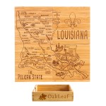 Louisiana Puzzle Coaster Set 1 Louisiana Puzzle Coaster Set 1