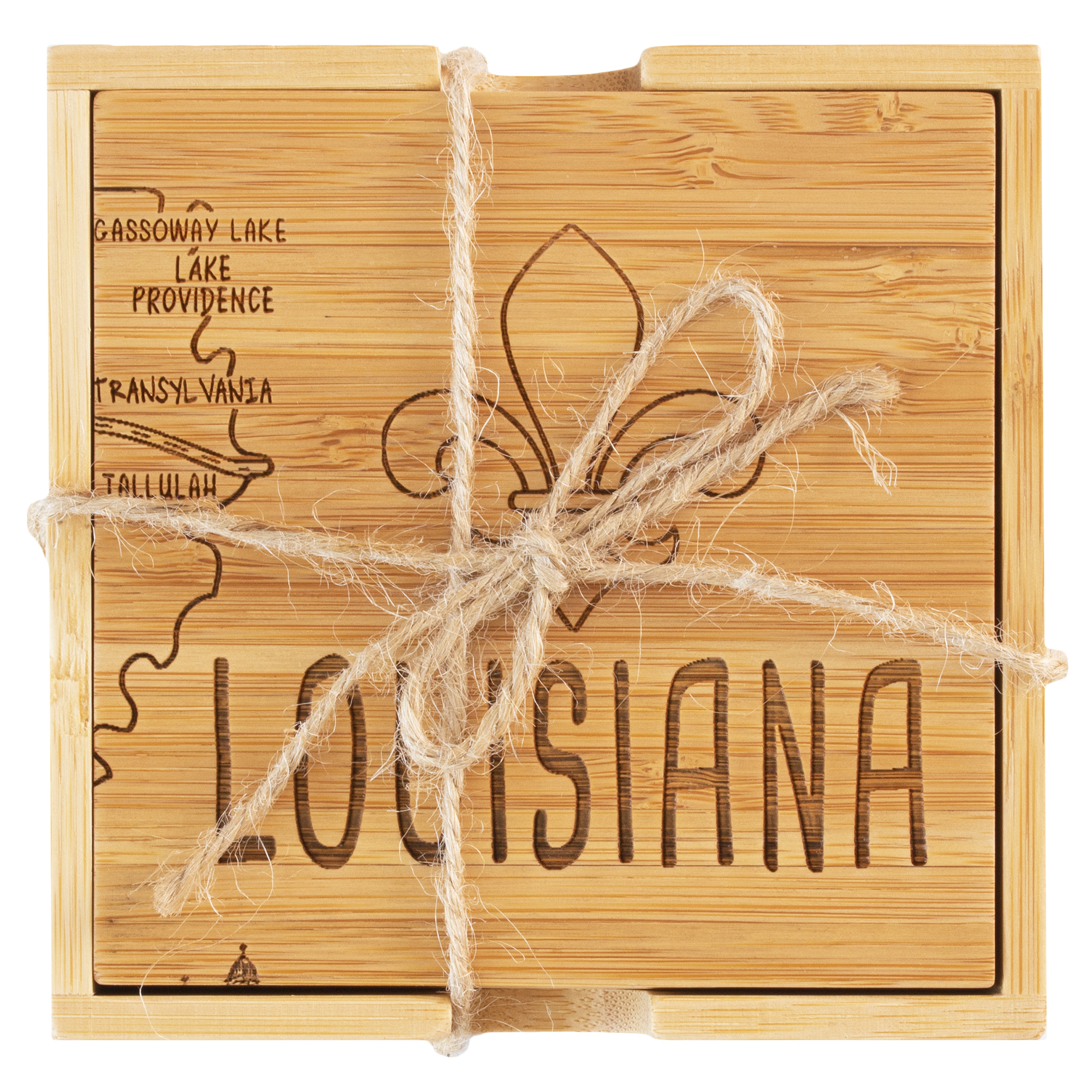 Louisiana Puzzle Coaster Set 1