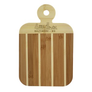 Striped Paddle Baltimore City Skyline Board 1 Striped Paddle Baltimore City Skyline Board 1