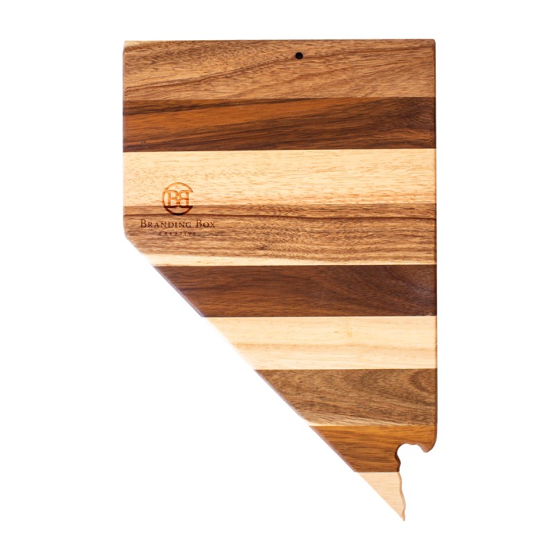 Rock & Branch® Shiplap Series Nevada State Shaped Wood Serving & Cutting Board 1 Rock & Branch® Shiplap Series Nevada State Shaped Wood Serving & Cutting Board 1