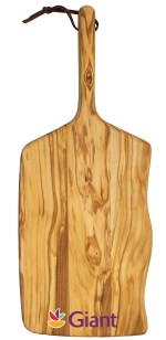 Rock & Branch® Olive Wood Cutting & Serving Board W/Handle 1 Rock & Branch® Olive Wood Cutting & Serving Board W/Handle 1