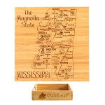 Mississippi Puzzle Coaster Set 1 Mississippi Puzzle Coaster Set 1