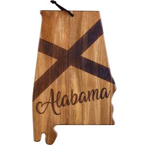Rock & Branch® Origins Series Alabama State Shaped Wood Serving & Cutting Board 1 Rock & Branch® Origins Series Alabama State Shaped Wood Serving & Cutting Board 1