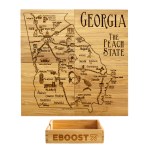 Georgia Puzzle Coaster Set 1 Georgia Puzzle Coaster Set 1