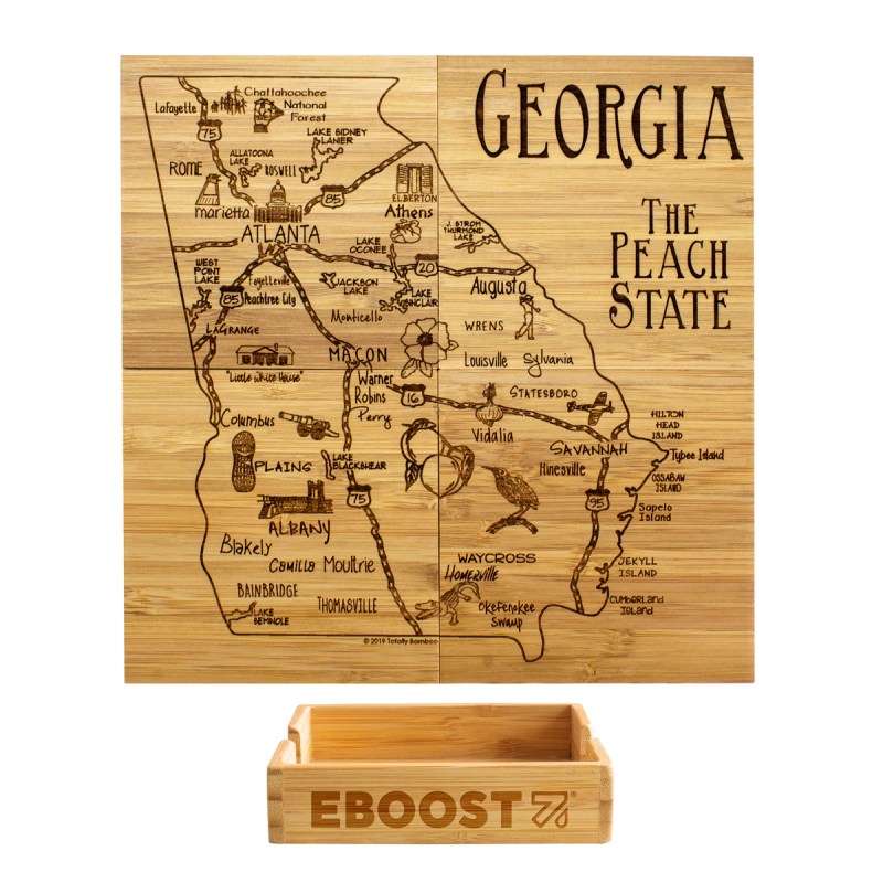 Georgia Puzzle Coaster Set 1 Georgia Puzzle Coaster Set 1
