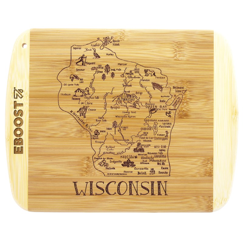 A Slice of Life Wisconsin Serving & Cutting Board 1 A Slice of Life Wisconsin Serving & Cutting Board 1