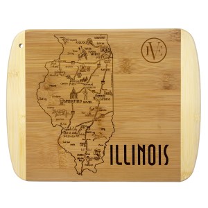 A Slice of Life Illinois Serving & Cutting Board 1 A Slice of Life Illinois Serving & Cutting Board 1