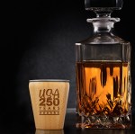 Limited Edition USA 250 Years Bamboo Shot Glass w/Stainless Steel Interior 2 Limited Edition USA 250 Years Bamboo Shot Glass w/Stainless Steel Interior 2