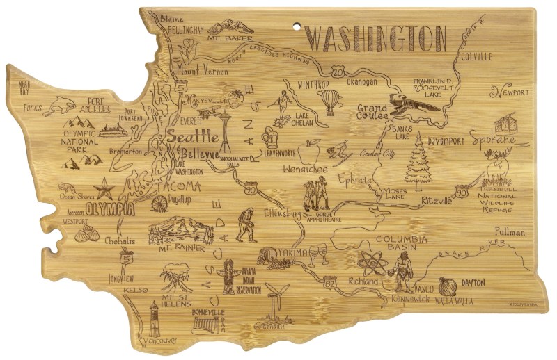Destination Washington Cutting & Serving Board 1 Destination Washington Cutting & Serving Board 1
