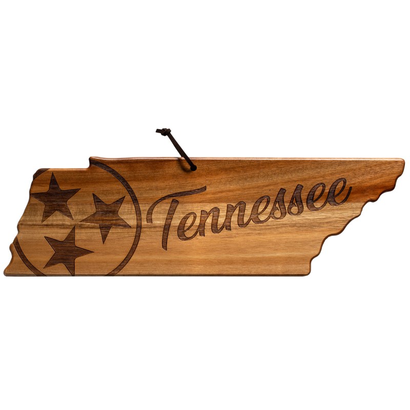 Rock & Branch® Origins Series Tennessee State Shaped Wood Serving & Cutting Board 1 Rock & Branch® Origins Series Tennessee State Shaped Wood Serving & Cutting Board 1
