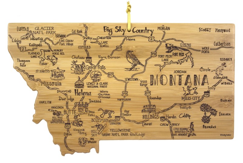 Destination Montana Cutting & Serving Board 1 Destination Montana Cutting & Serving Board 1