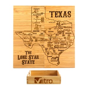 Texas Puzzle Coaster Set 1 Texas Puzzle Coaster Set 1