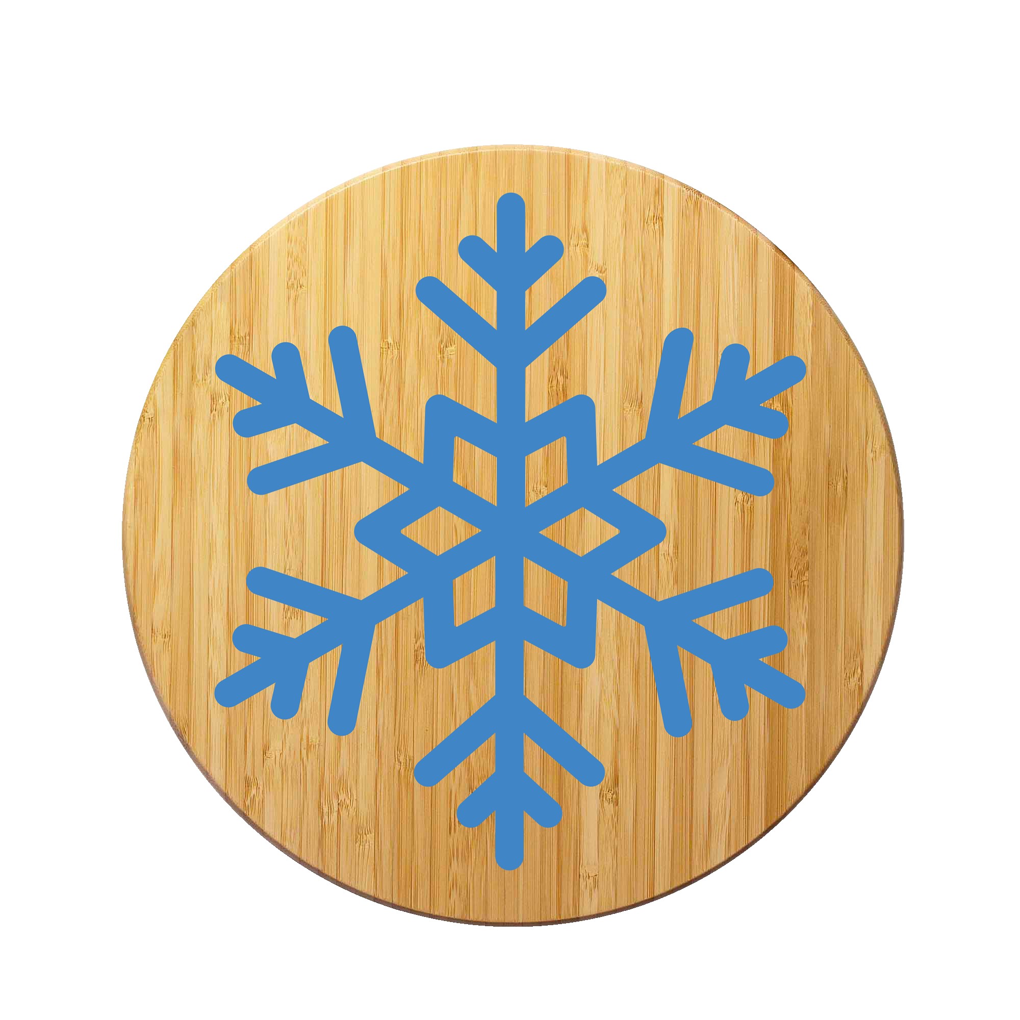 Holiday Snowflake Cutting and Serving Board 1