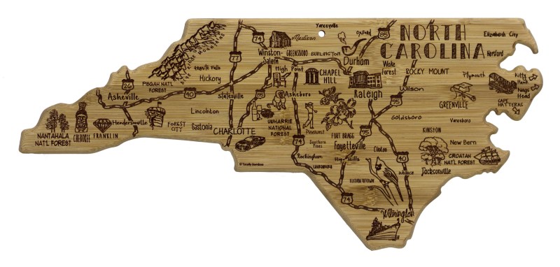 Destination North Carolina Cutting & Serving Board 1 Destination North Carolina Cutting & Serving Board 1
