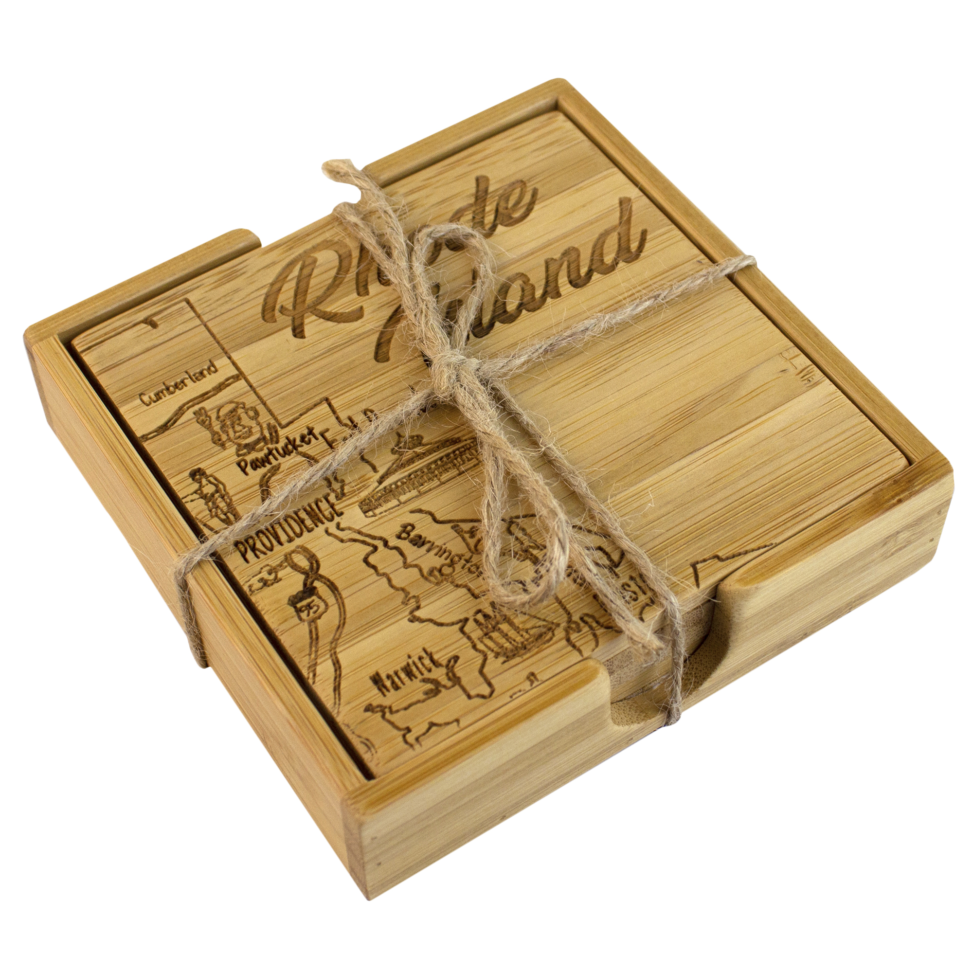Rhode Island Puzzle Coaster Set 1