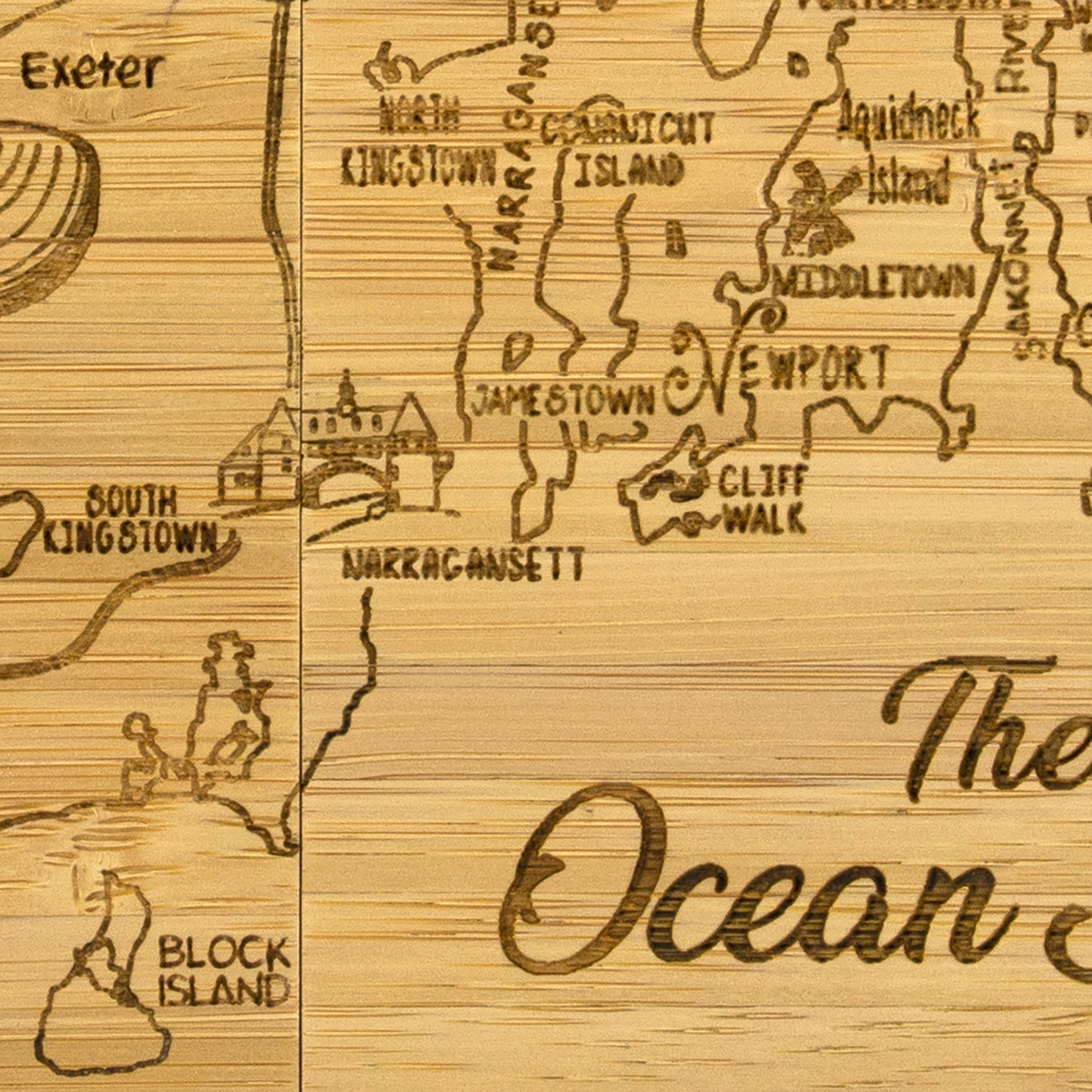 Rhode Island Puzzle Coaster Set 1