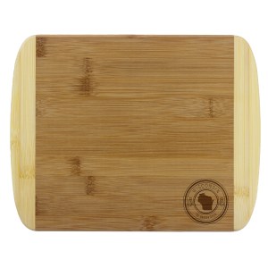 Wisconsin State Stamp 2-Tone 11" Cutting Board 1 Wisconsin State Stamp 2-Tone 11" Cutting Board 1