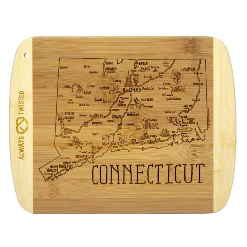 A Slice of Life Connecticut Serving & Cutting Board 1 A Slice of Life Connecticut Serving & Cutting Board 1