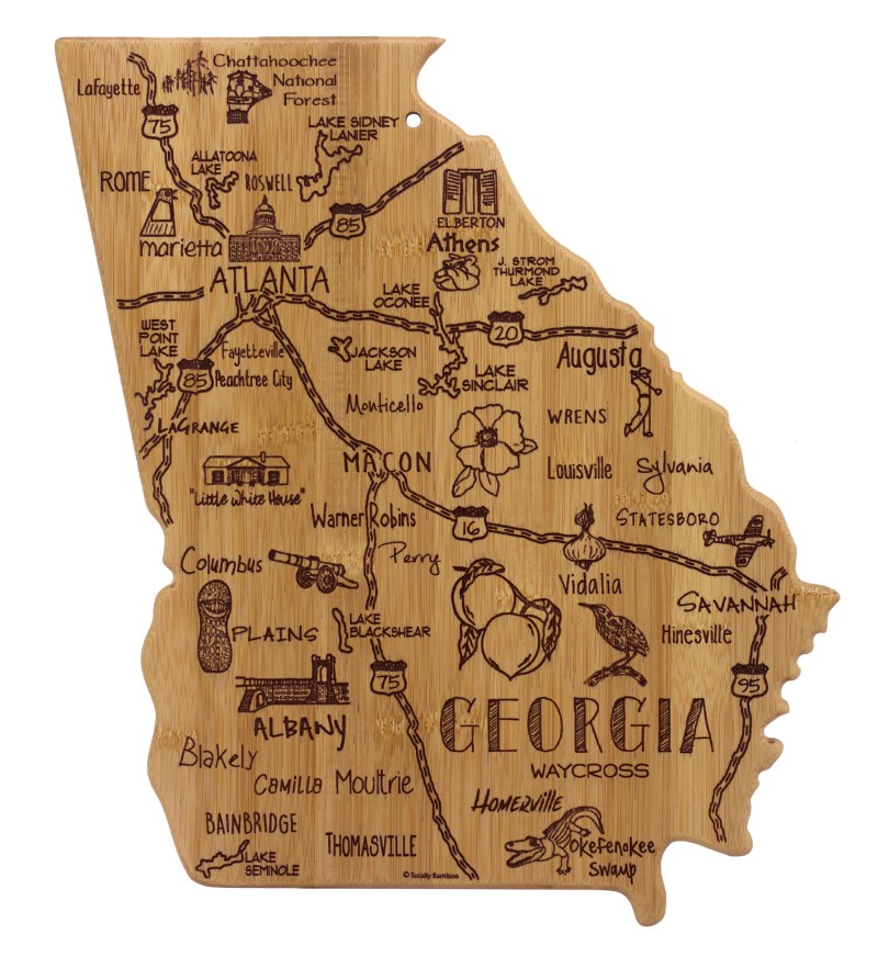 Destination Georgia Cutting & Serving Board 1 Destination Georgia Cutting & Serving Board 1