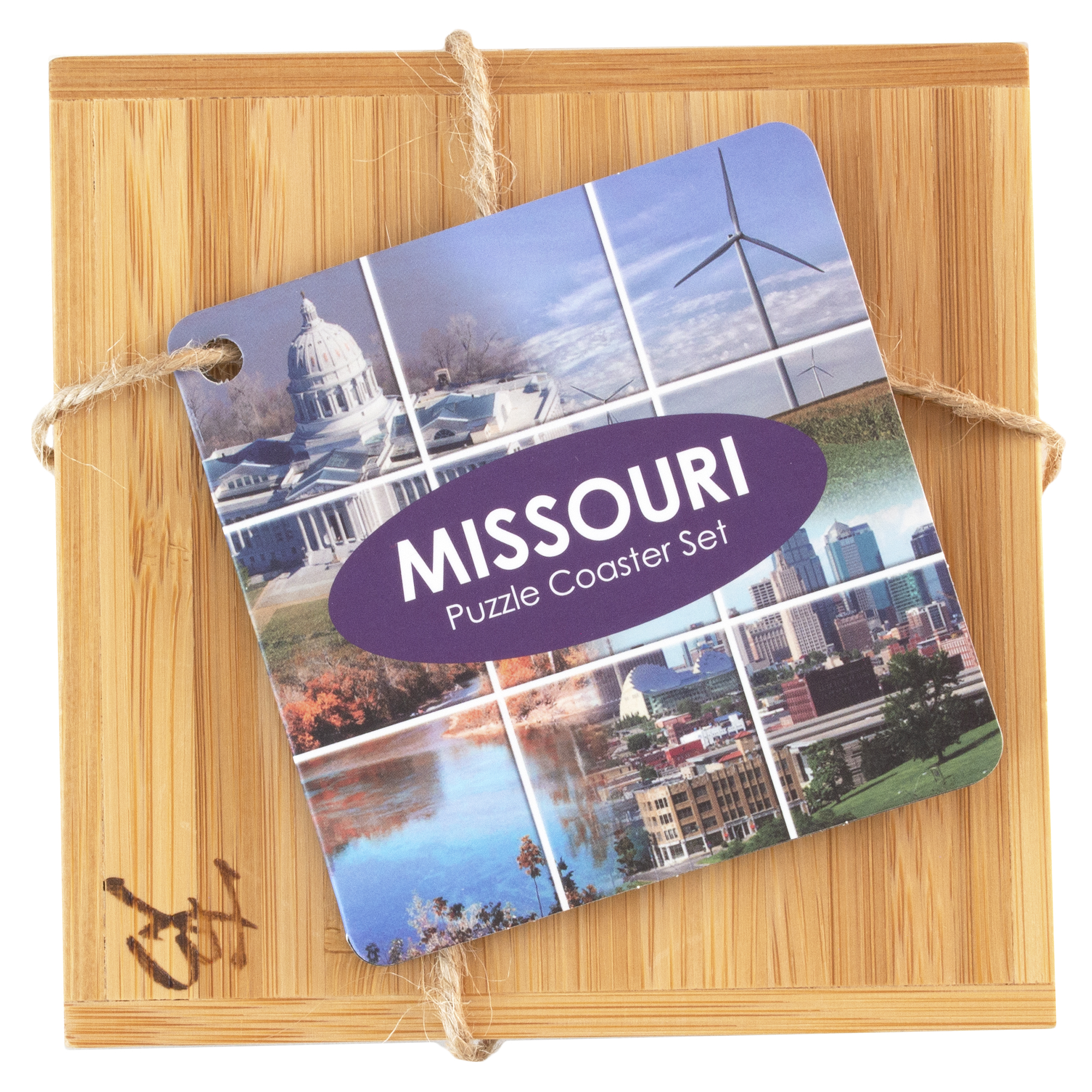 Missouri Puzzle Coaster Set 1