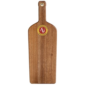 Rock & Branch® Acacia Wine Bottle Cutting and Serving Board 1 Rock & Branch® Acacia Wine Bottle Cutting and Serving Board 1