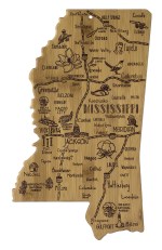 Destination Mississippi Cutting & Serving Board 1 Destination Mississippi Cutting & Serving Board 1