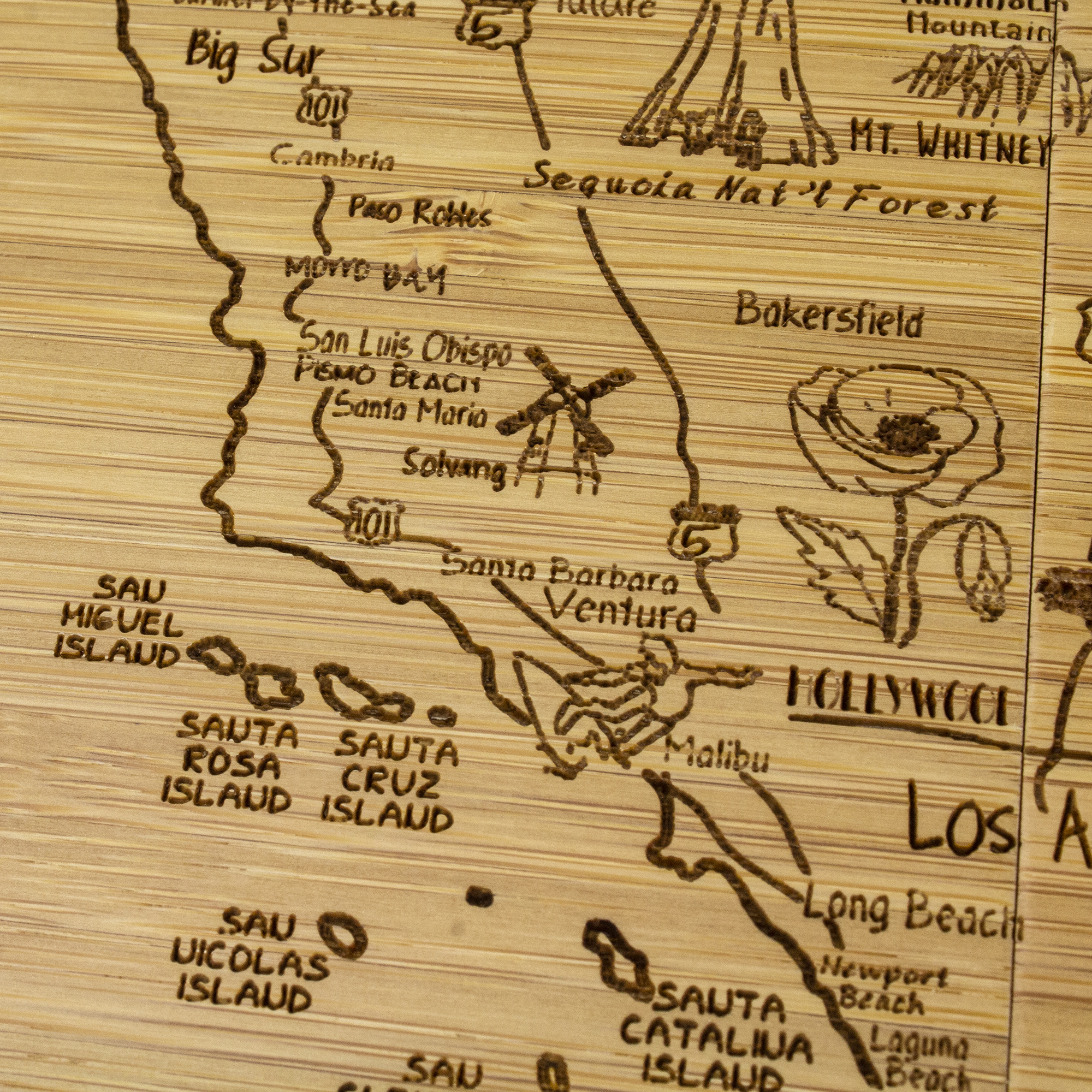 California Puzzle Coaster Set 1
