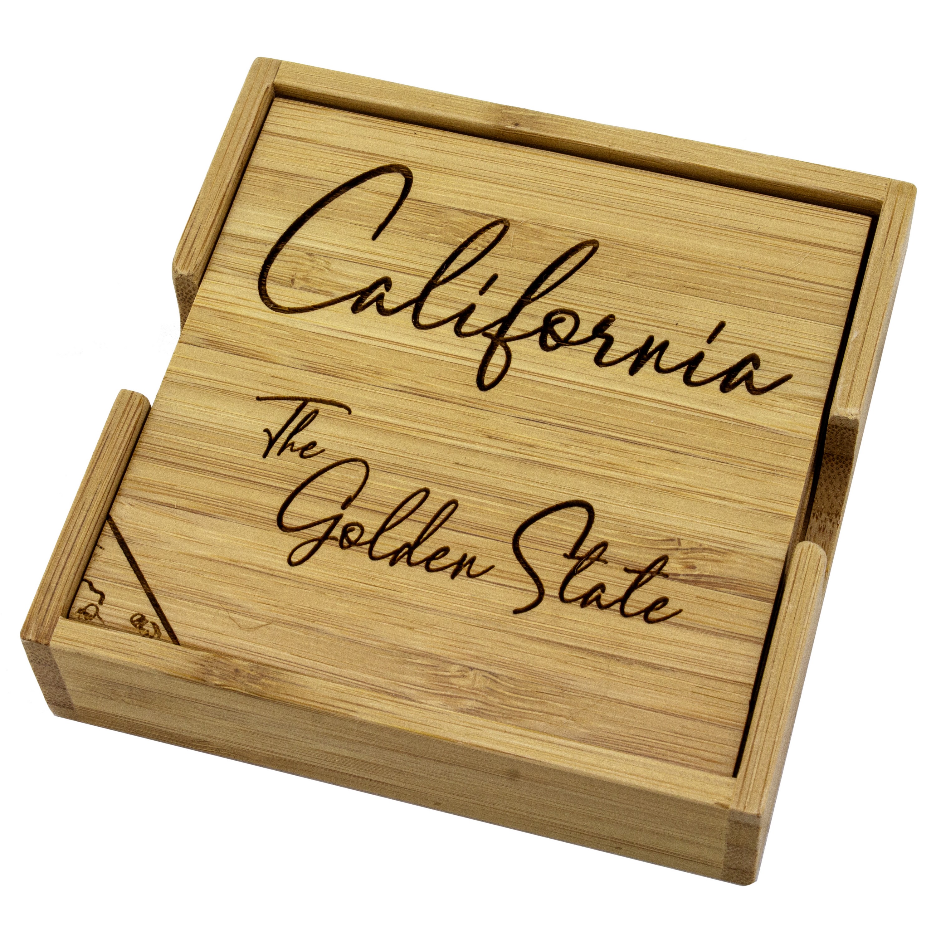 California Puzzle Coaster Set 1
