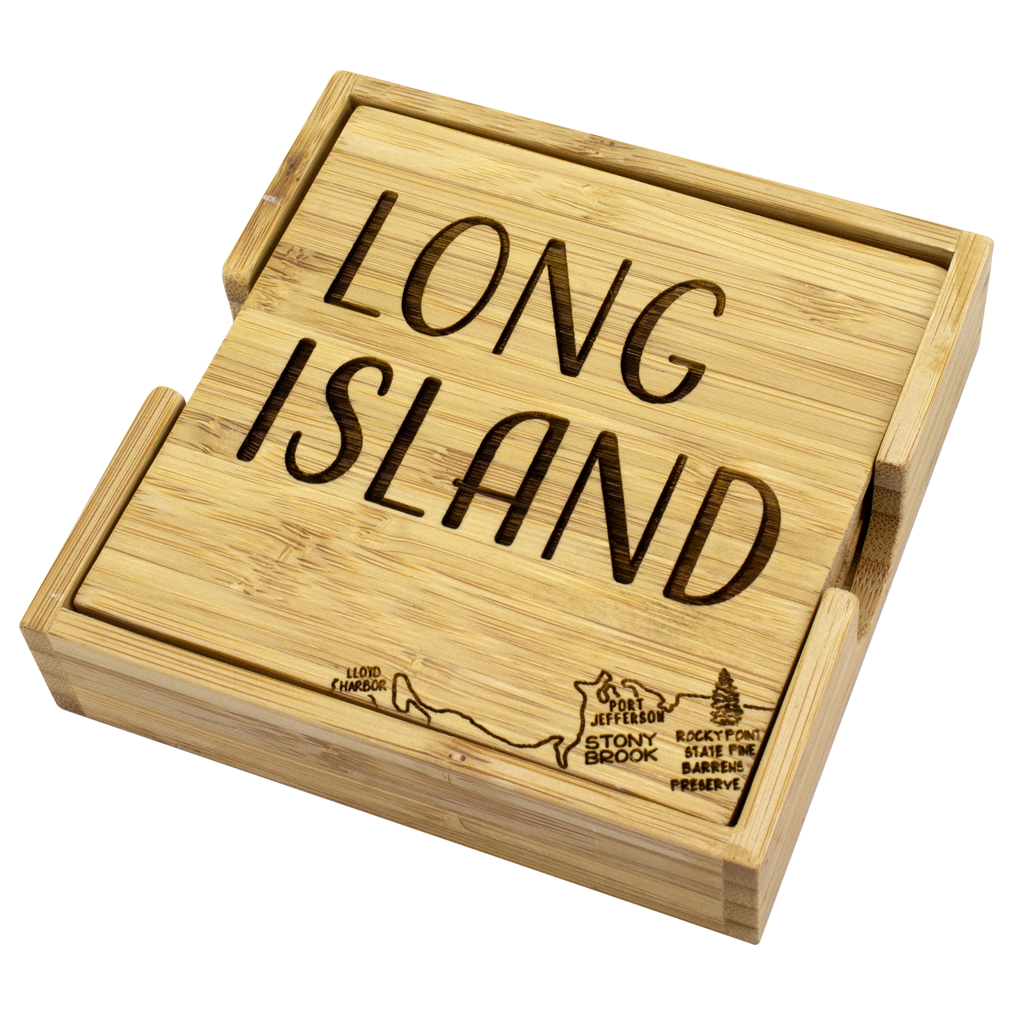 Long Island Puzzle Coaster Set 1