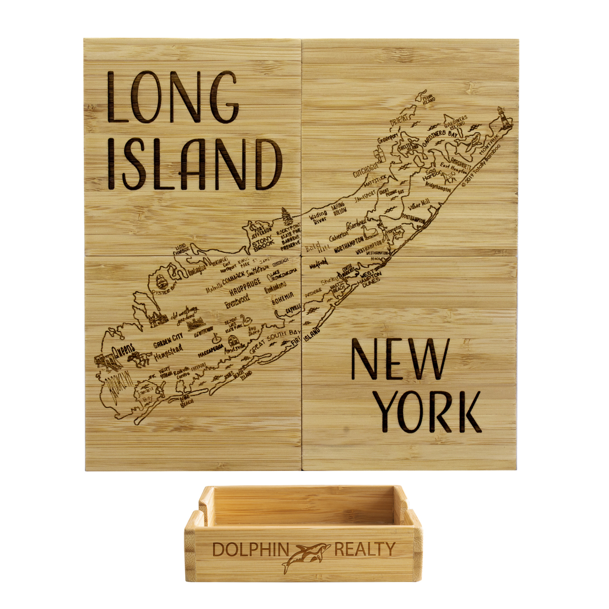 Long Island Puzzle Coaster Set 1
