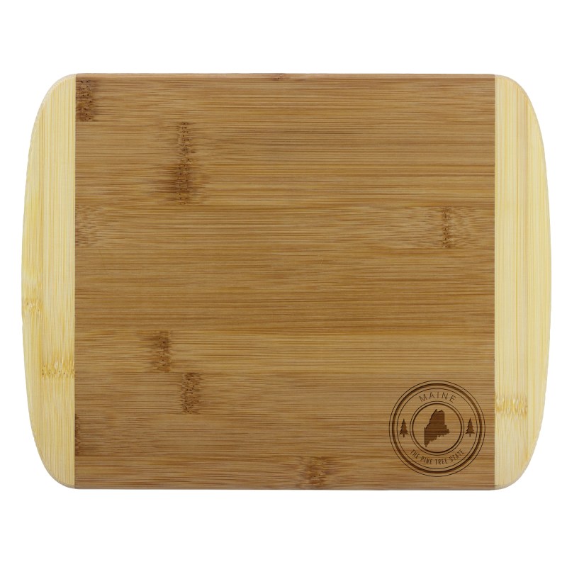 Maine State Stamp 2-Tone 11" Cutting Board 1 Maine State Stamp 2-Tone 11" Cutting Board 1