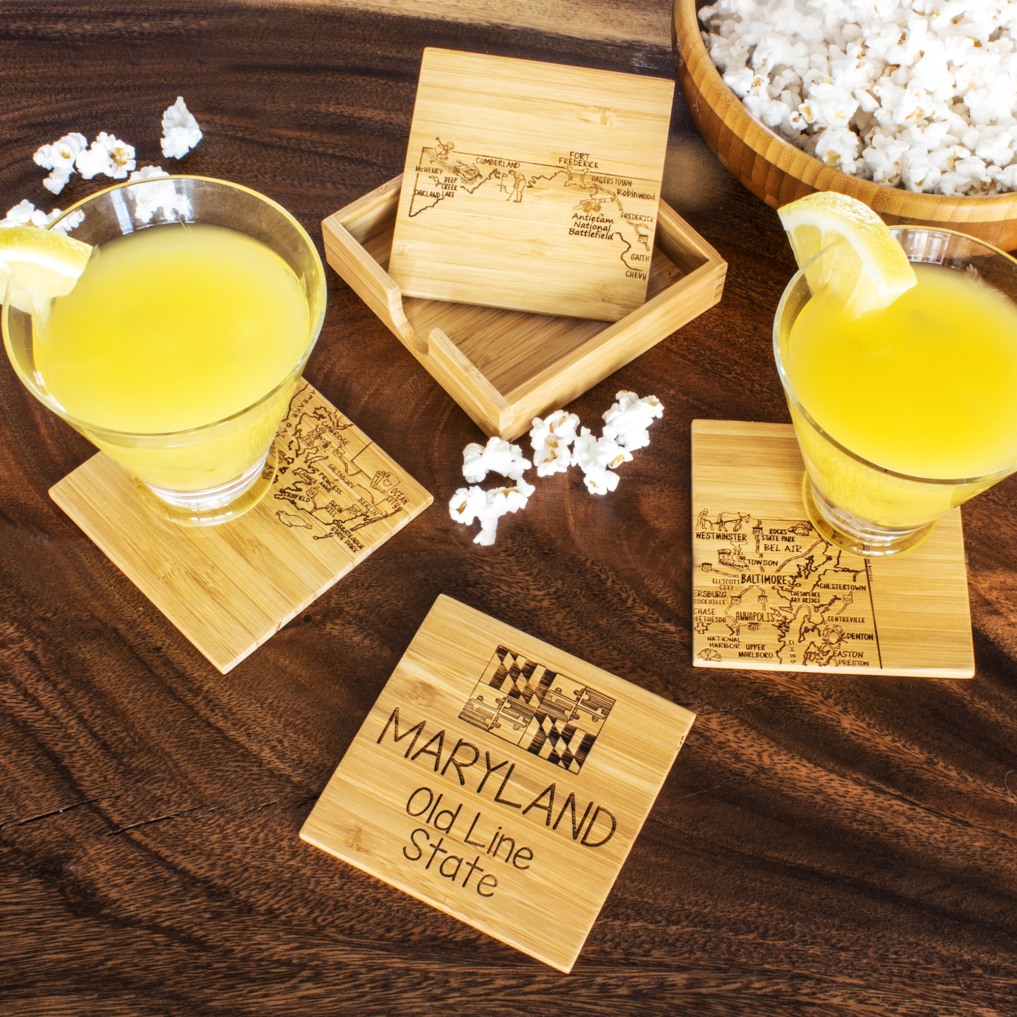 Maryland Puzzle Coaster Set 1