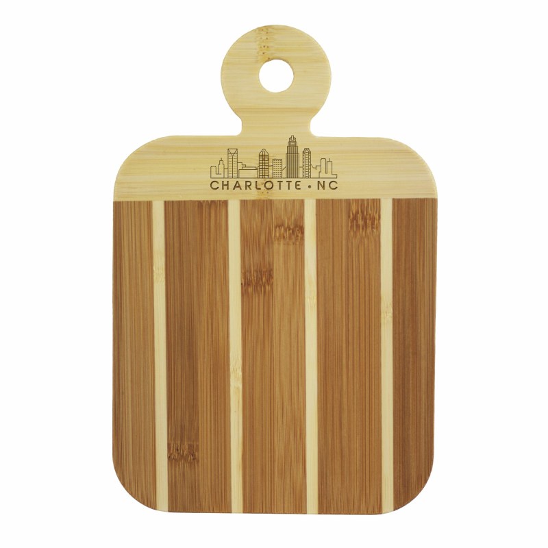 Striped Paddle Charlotte City Skyline Board 1 Striped Paddle Charlotte City Skyline Board 1