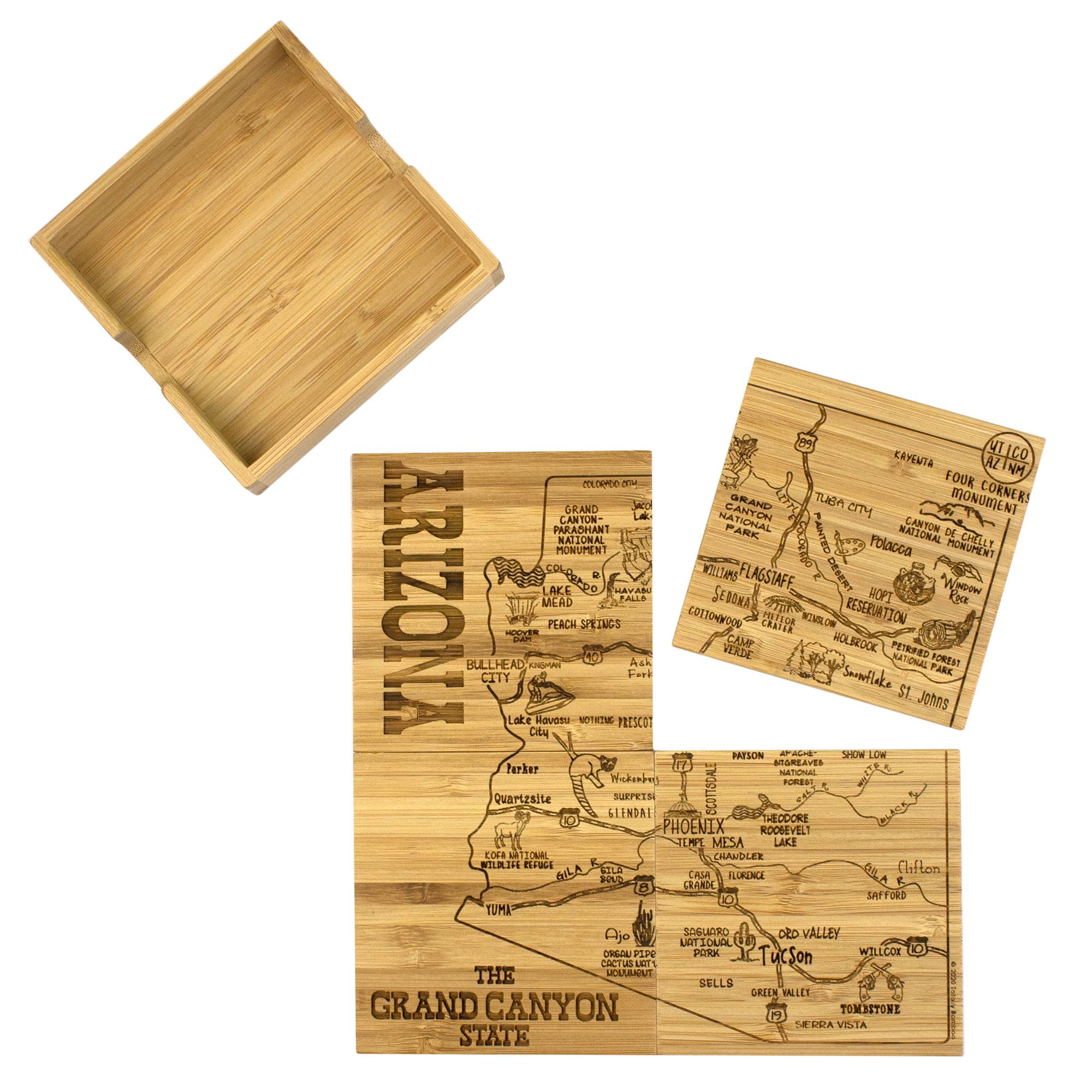 Arizona Puzzle Coaster Set 1