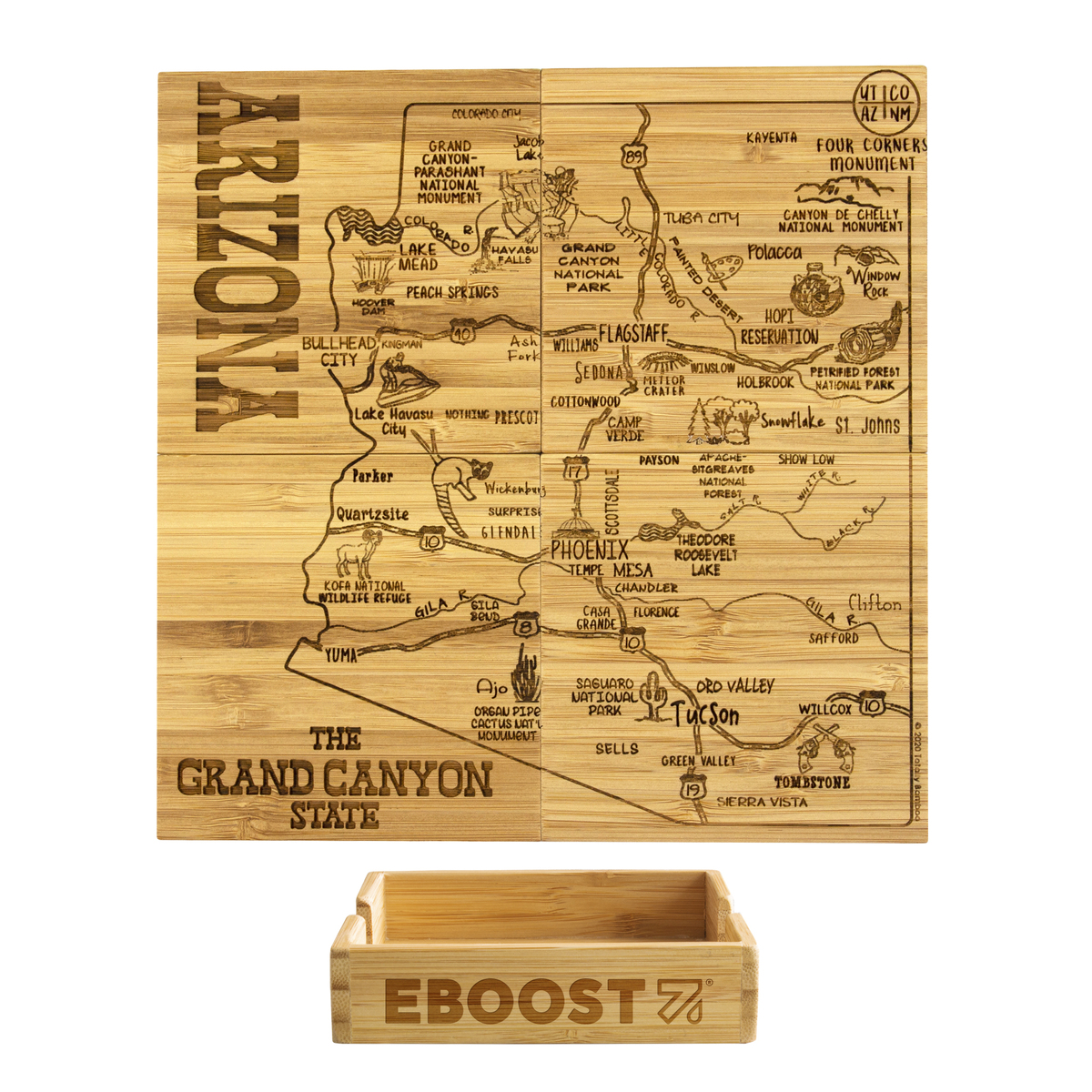 Arizona Puzzle Coaster Set 1