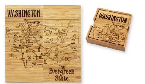 Washington Puzzle Coaster Set 1