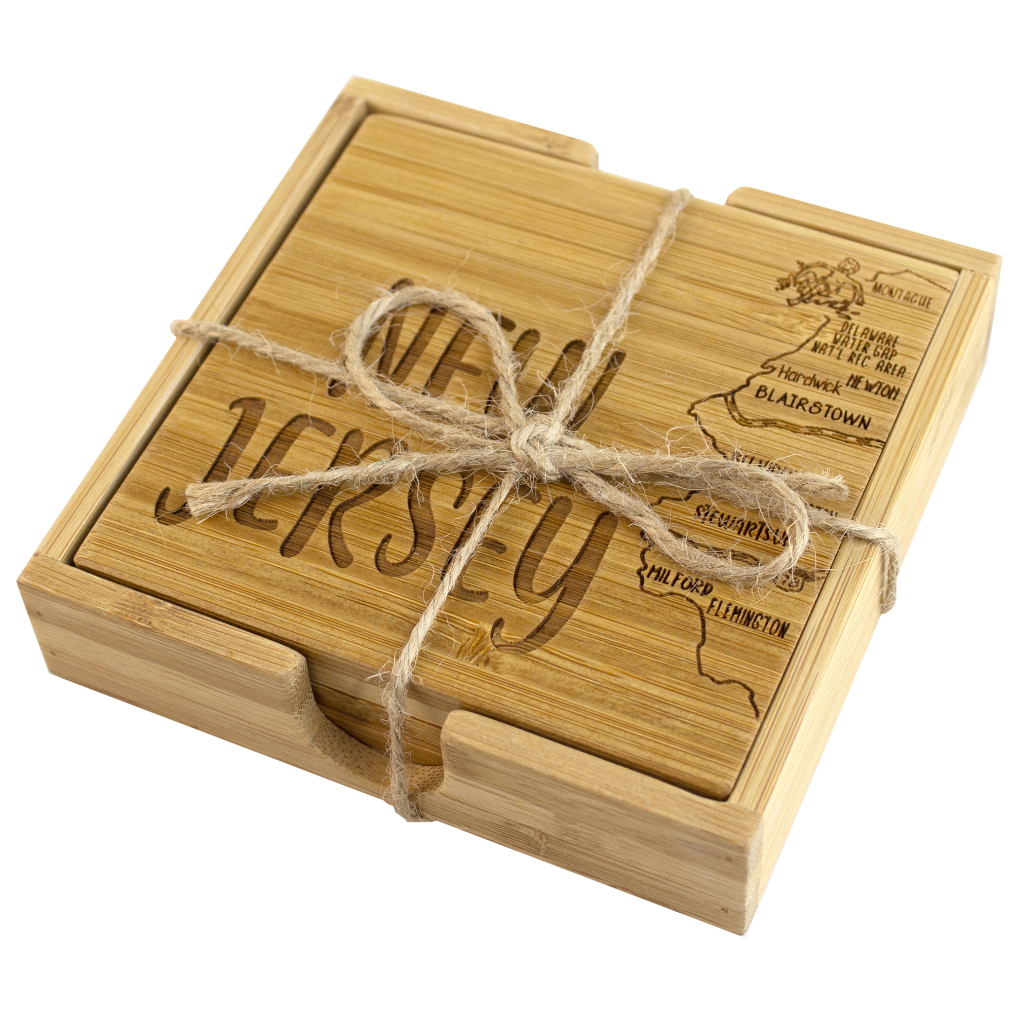 New Jersey Puzzle Coaster Set 1