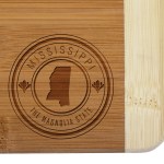 Mississippi State Stamp 2-Tone Bar Board 2 Mississippi State Stamp 2-Tone Bar Board 2