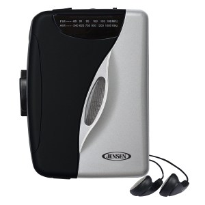 Jensen® Portable Stereo Cassette Player with AM/FM Radio & Earbuds 1 Jensen® Portable Stereo Cassette Player with AM/FM Radio & Earbuds 1