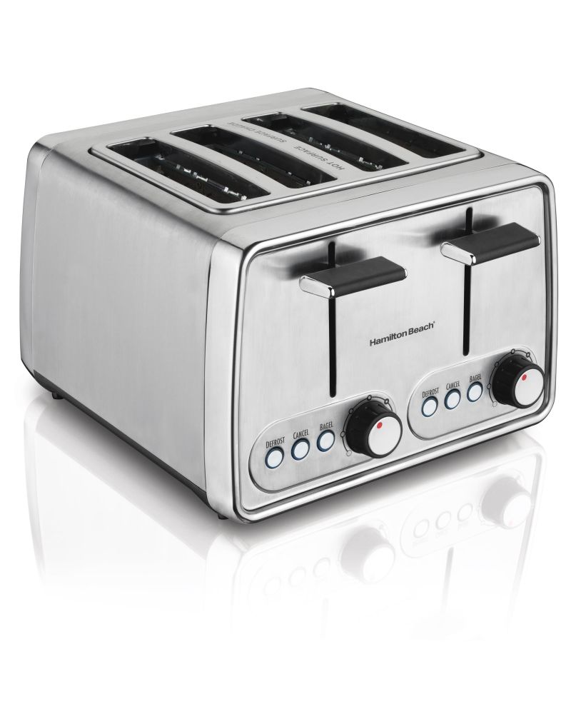 Hamilton Beach® Modern Chrome 4 Slice Toaster 2 Hamilton Beach® Modern Chrome 4 Slice Toaster 2