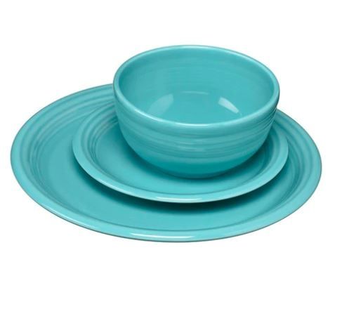 Fiesta 3 PC Turquoise Bistro Placesetting 2 Fiesta 3 PC Turquoise Bistro Placesetting 2