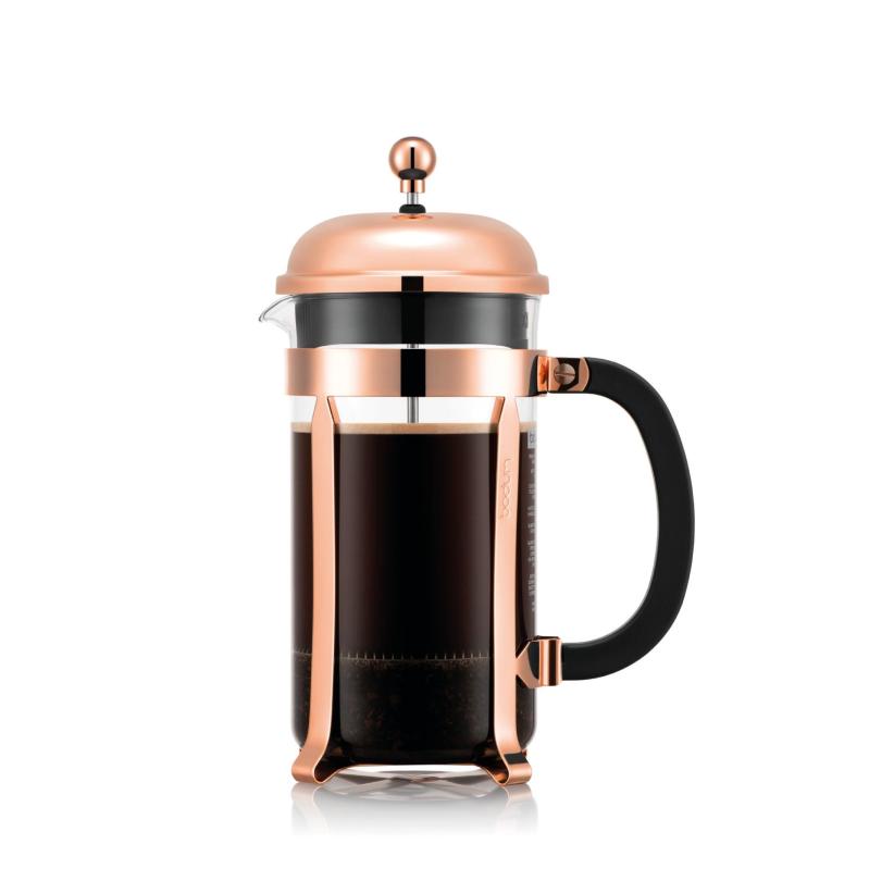 Bodum Chambord 8 Cup French Press Coffeemaker Copper 2 Bodum Chambord 8 Cup French Press Coffeemaker Copper 2