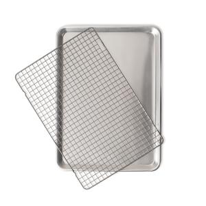 Nordic Ware Naturals® Half Sheet W/Oven-Safe Nonstick Grid 2 Nordic Ware Naturals® Half Sheet W/Oven-Safe Nonstick Grid 2