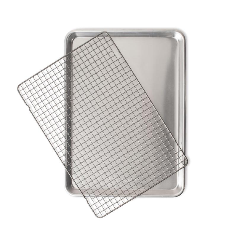 Nordic Ware Naturals® Half Sheet W/Oven-Safe Nonstick Grid 2 Nordic Ware Naturals® Half Sheet W/Oven-Safe Nonstick Grid 2