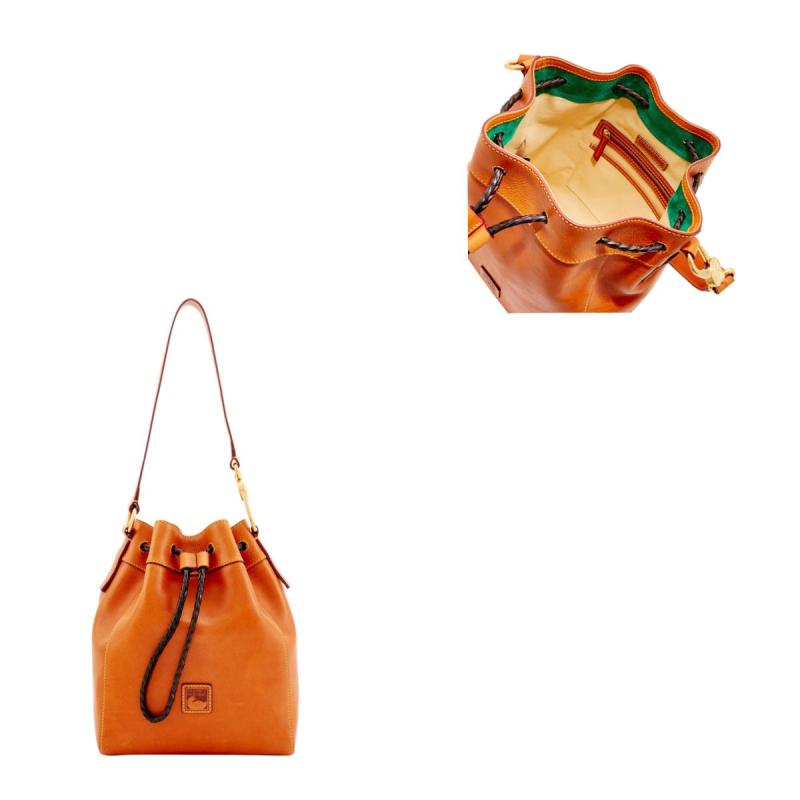 Dooney & Bourke Natural Florentine Hattie Drawstring 2 Dooney & Bourke Natural Florentine Hattie Drawstring 2